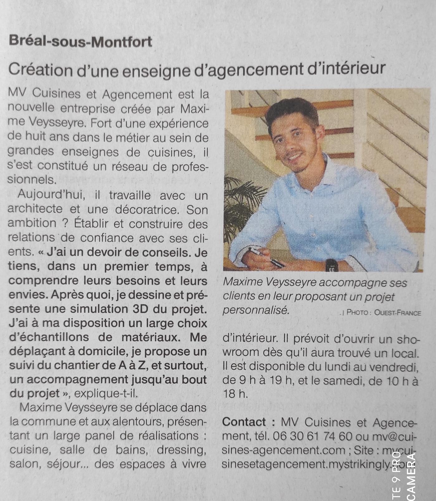 Article Ouest France